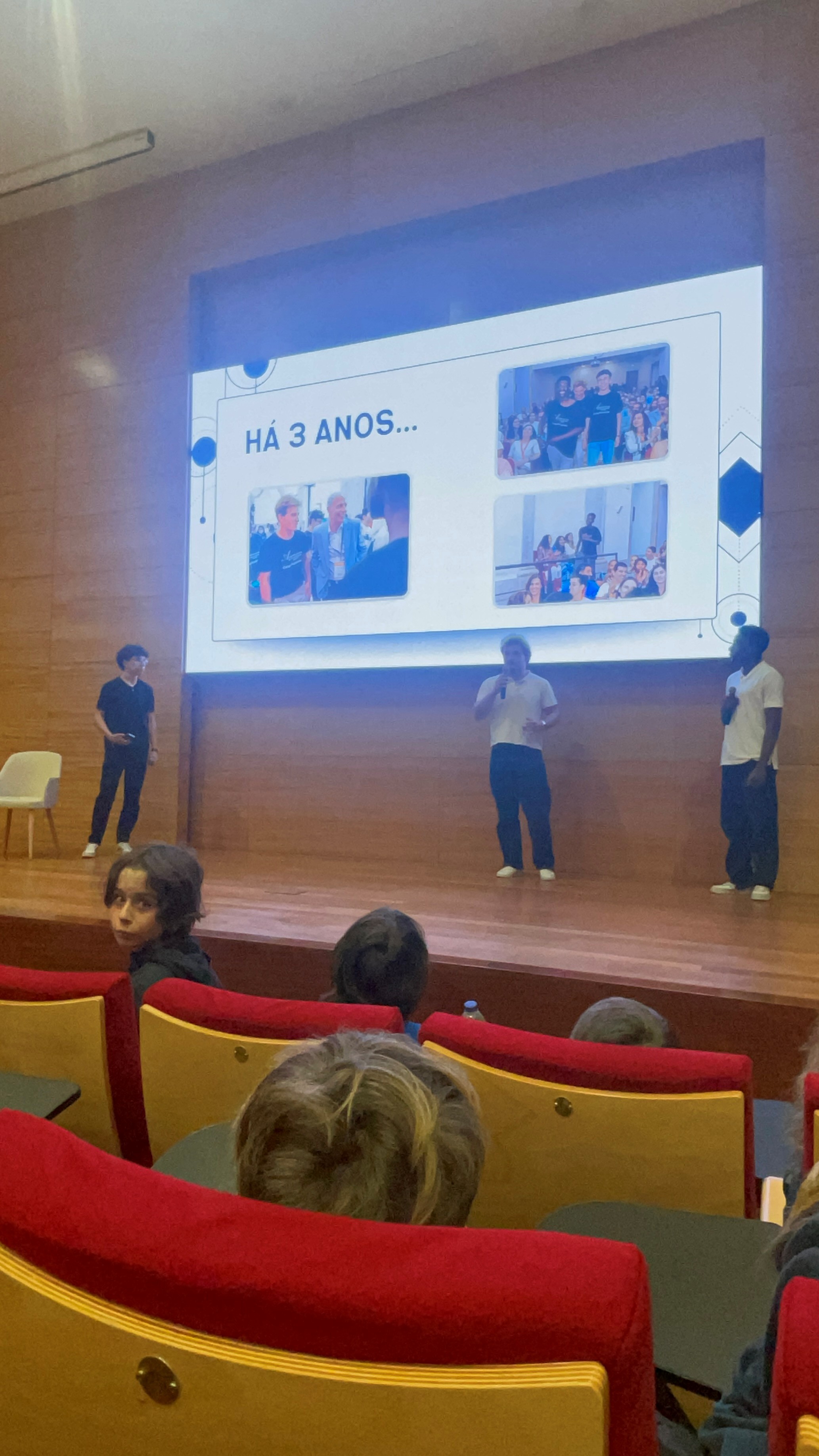 Apresentação dos alunos no encontro Escolas com Voz