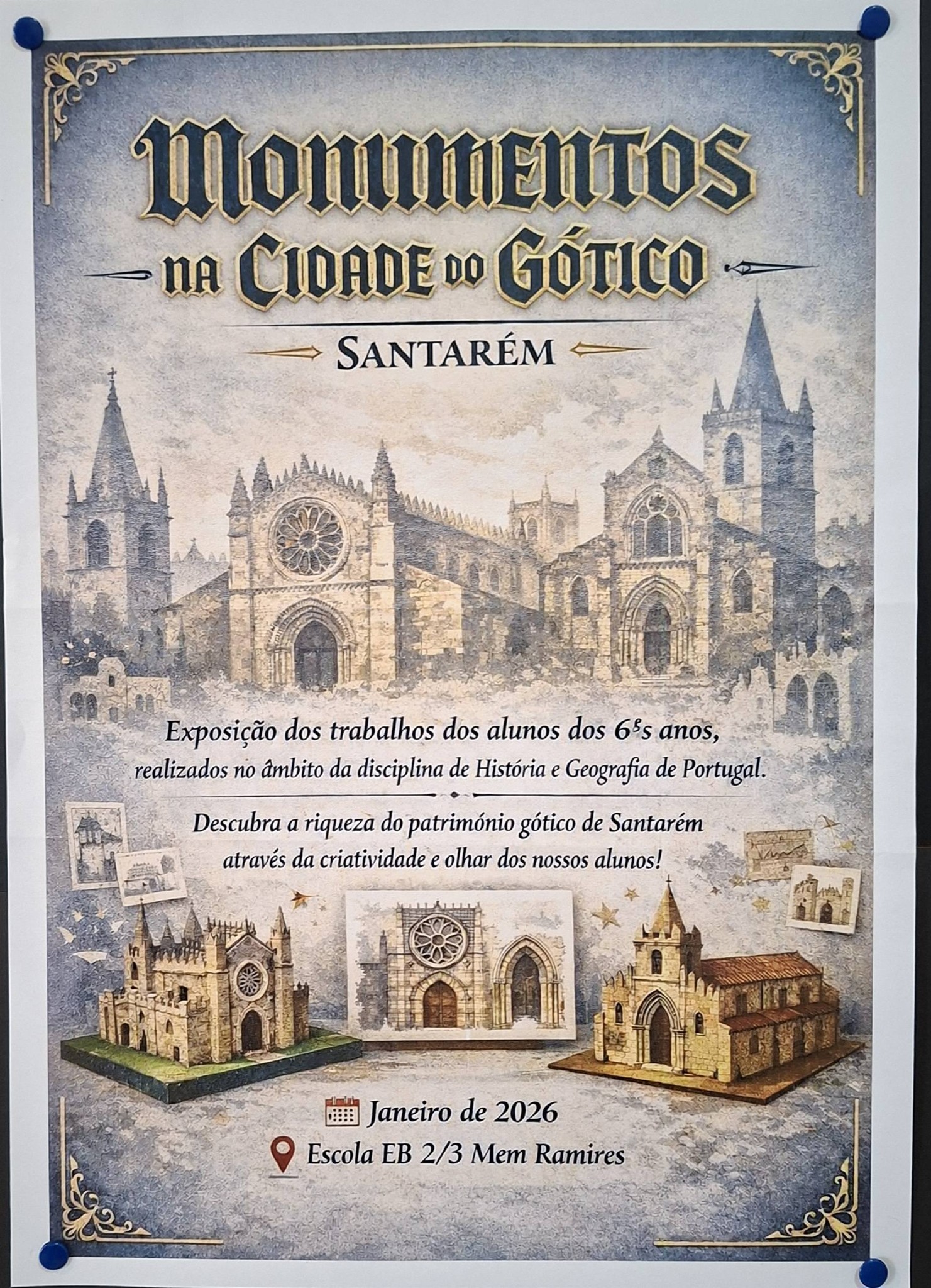 Exposição de maquetas de monumentos de Santarém
