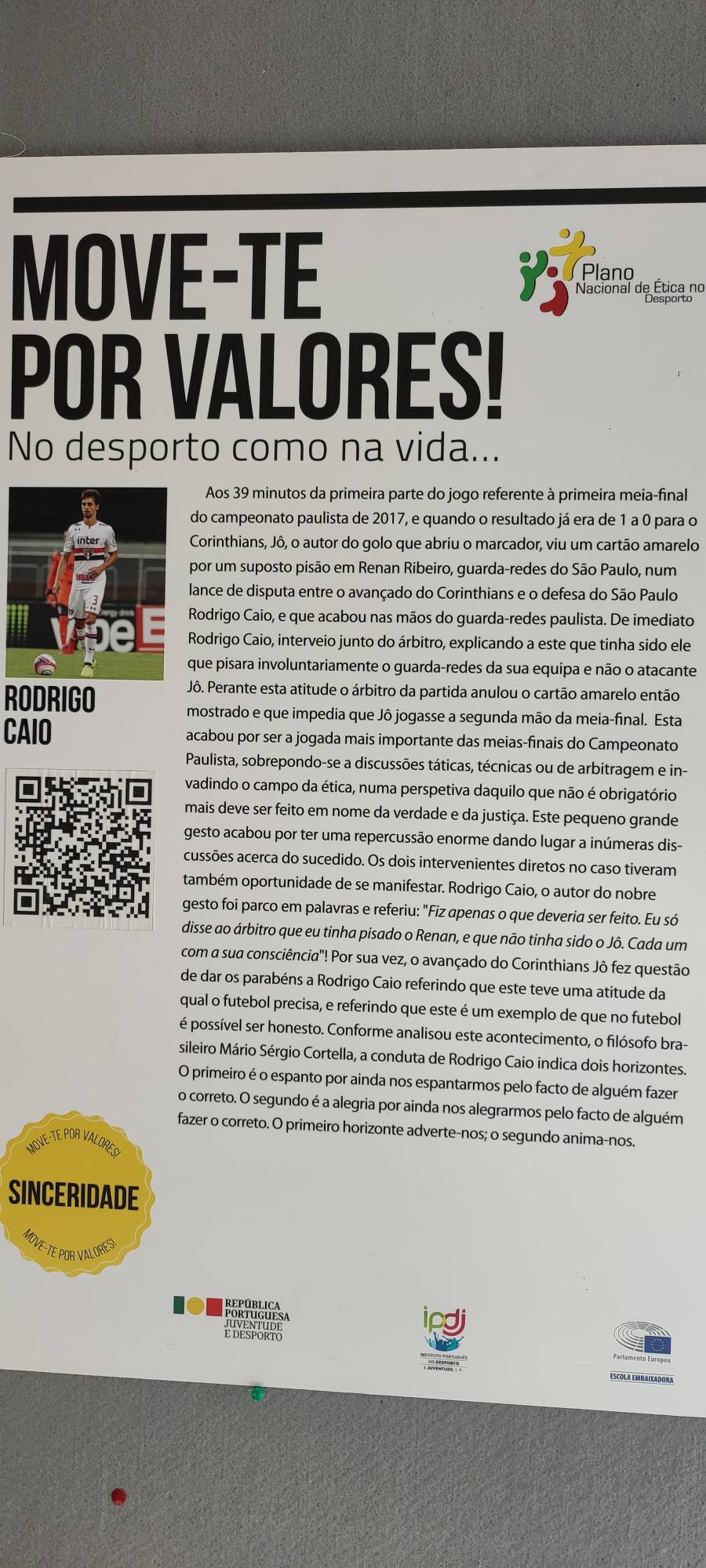 Exposição Move-te por Valores