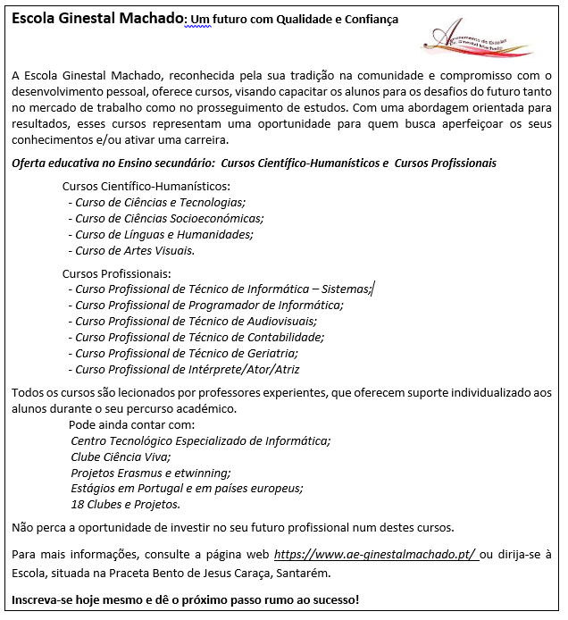 Cursos Profissionais 24/25